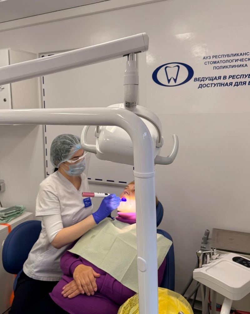 Бригада специалистов АУЗ Республиканская стоматологическая поликлиника выехала в Чекмагушевский район